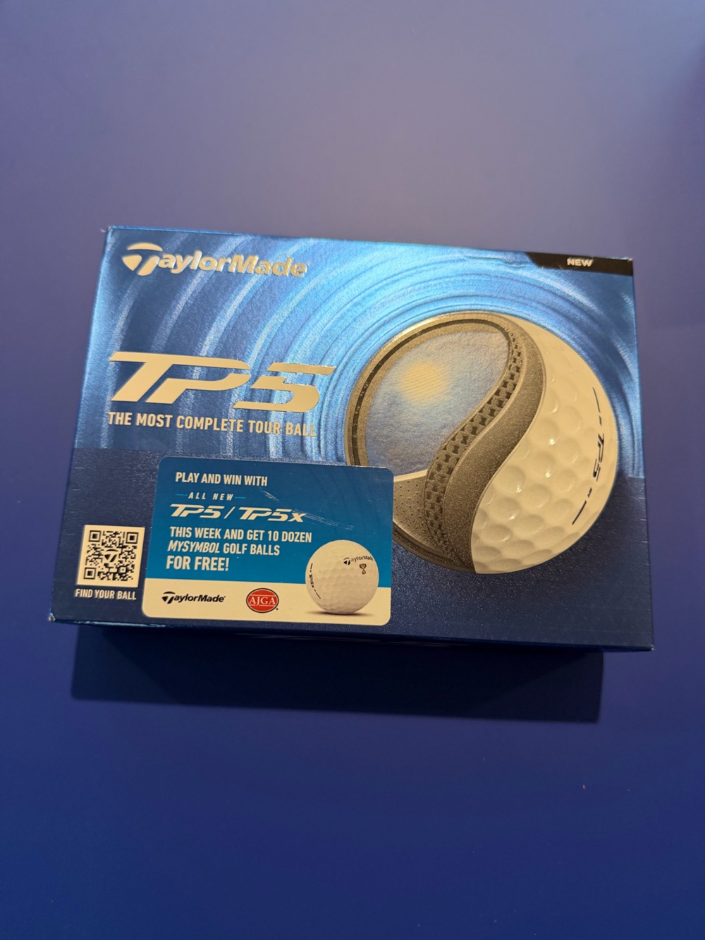 Case of NEW TaylorMade TP5 Golf Balls